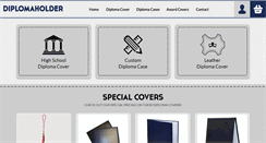 Desktop Screenshot of diplomaholder.com