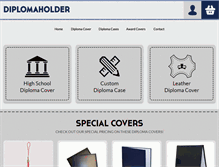 Tablet Screenshot of diplomaholder.com